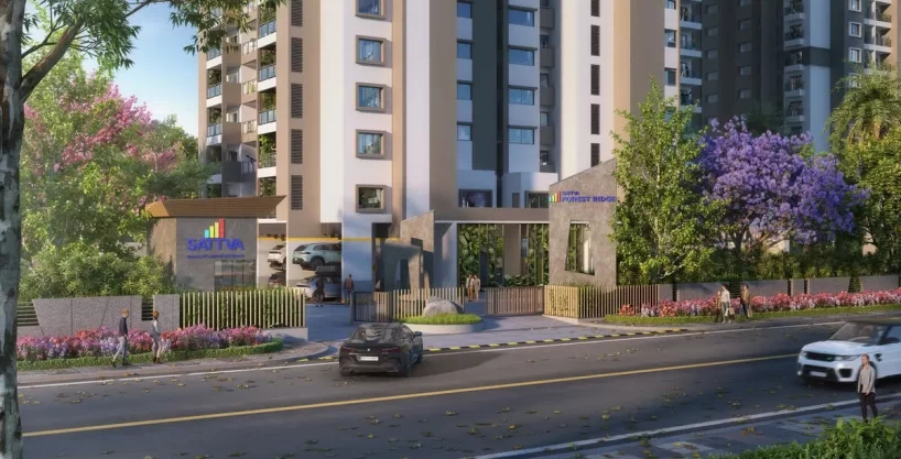 Sattva Forest Ridge entrance