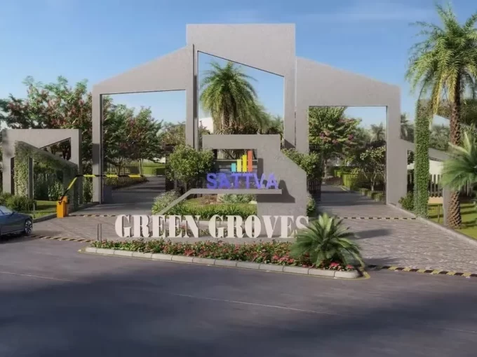 Sattva Green Groves Entrance